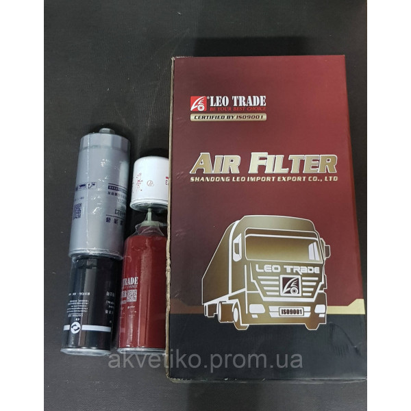 Комплект фільтрів двигуна на автокран XCMG QY25K5 (двигун D6114)