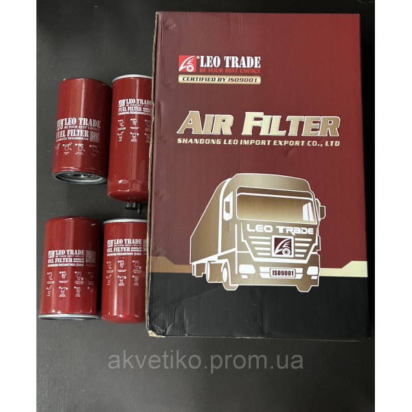 Комплект фільтрів двигуна на Howo A7 Sinotruck (двигун D12)