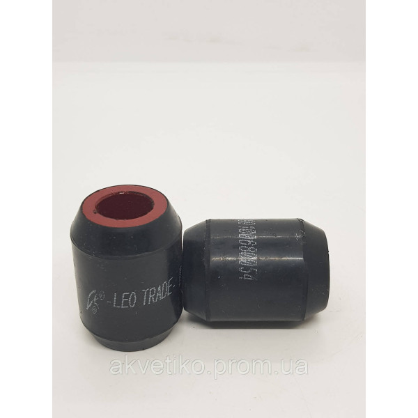 Сайлентблок (втулка) стабілізатора переднього верхня 16*34*45 Howo Shaanxi 199100680054 Leo Trade