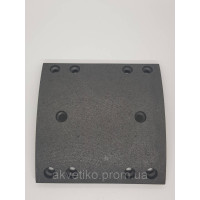 Тормозная накладка задняя Yutong ZK6831 3552-00396