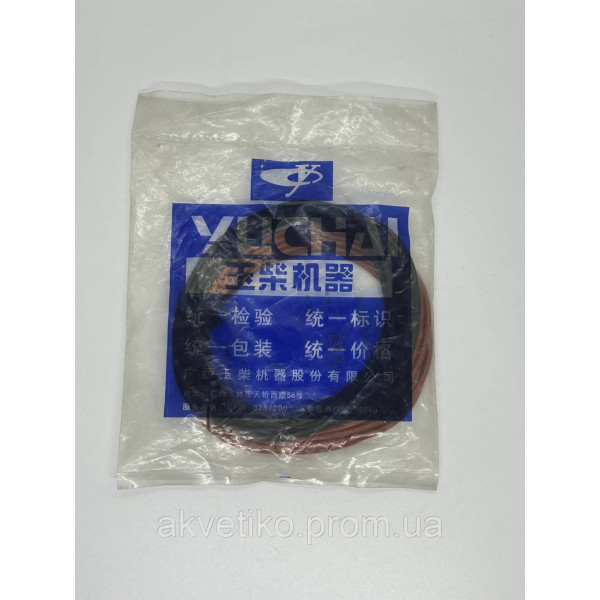 Кільце ущільнювальне гільзи циліндра для двигуна Yuchai Diesel YC6108 A3000-1002063B (12 шт)