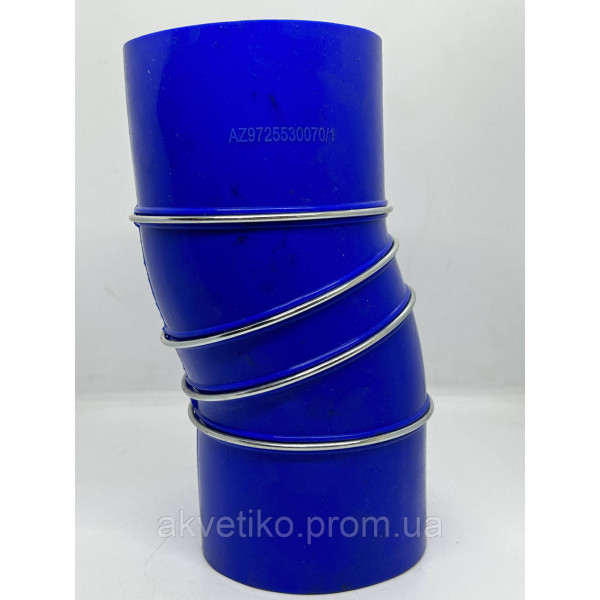 Патрубок інтеркулера верхній Howo 100x100x220 AZ9725530070/1