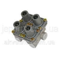 Клапан гальмівної повітряної системи 4- контурний Howo WG9000360366