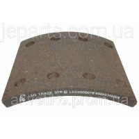 Накладка гальмівної колодки задня Foton <unk> Howo 8 отворів LEO500007B / 99000340068