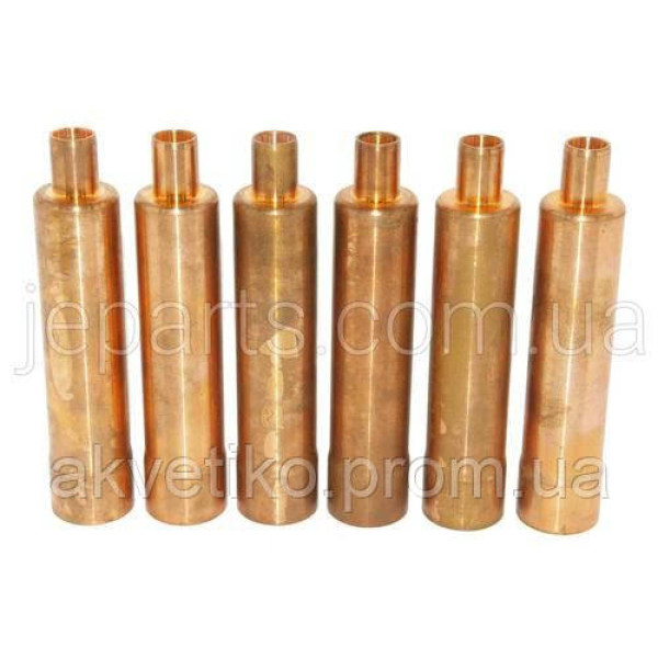 Втулка форсунки (склянка) HOWO WD615 Євро-2 мідна VG2600040099
