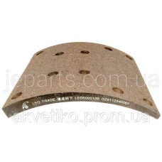 Накладка гальмівної колодки передня/задня Shaanxi LEO500012B / DZ9112340063