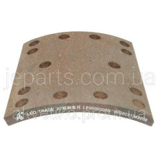 Накладка гальмівної колодки задня HOWO A7 220x187 (14 отворів) LEO500008B/WG9231342068
