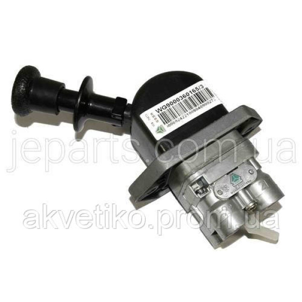 Кран ручного гальма HOWO 3-виходу WG9000360165/3