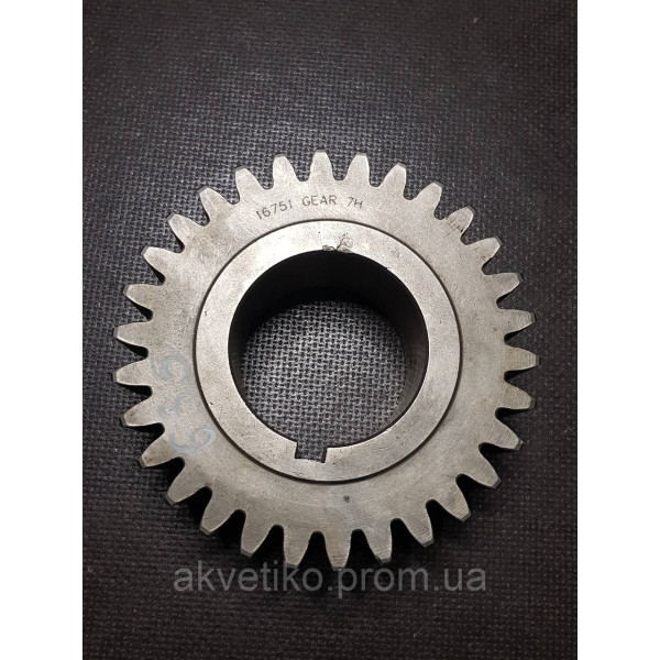 Шестірня передавання проміжного вала КПП Shaanxi, Howo, Faw 16751 / JS135-1701052