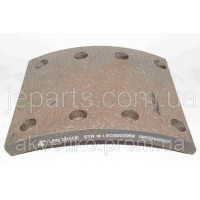 Накладка тормозной колодки передняя/задняя HOWO 8 отверстий LEO500006B / 99000440029