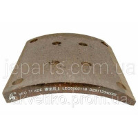 Накладка гальмівної колодки передня Shaanxi LEO500011B / DZ9112340062